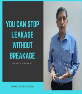 You can stop Leakage without Breakage – E-book